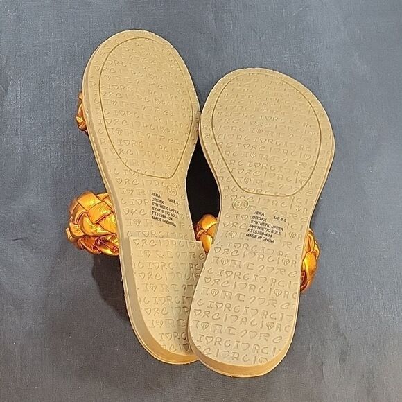 BRAND NEW ROCK&CANDY BRAIDED TWO-BAND SLIDE SANDALS - Picture 9 of 16